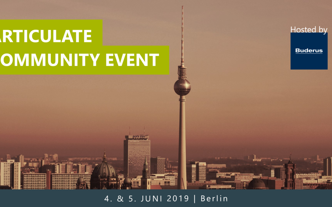 Articulate Community Event 2019 im Juni in Berlin