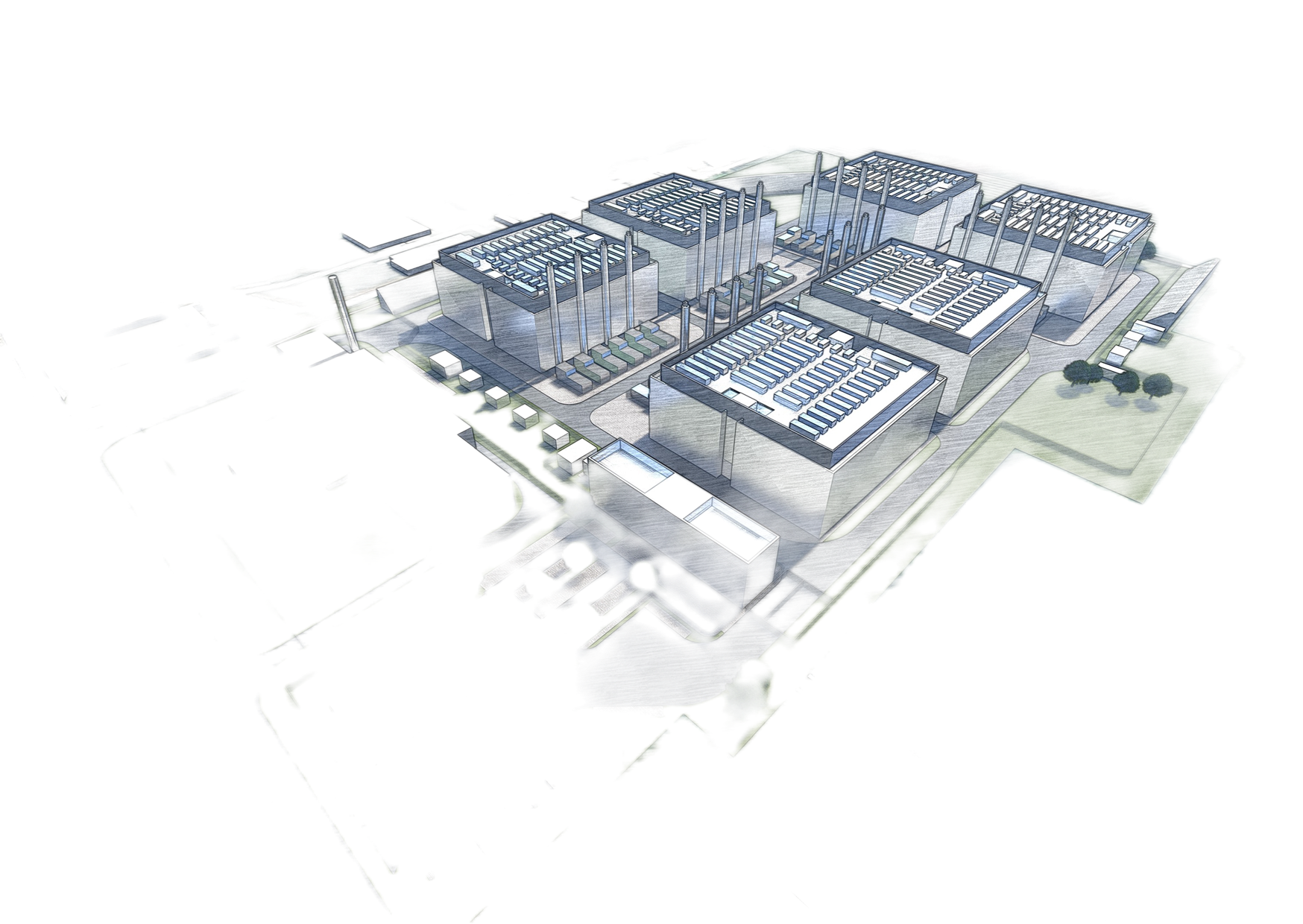 Schwarz Digits Datacenter Lübbenau Schematische Darstellung