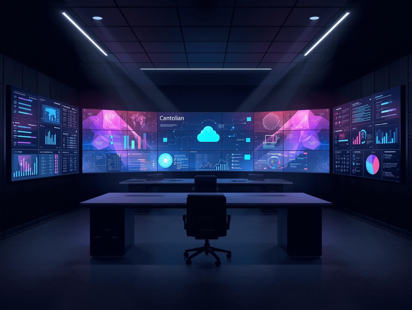 Modern IT control room Modern-IT-control-room