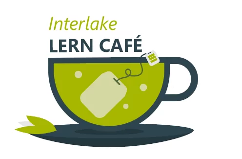 Bild Tasse mit Text Interlake Lern Café