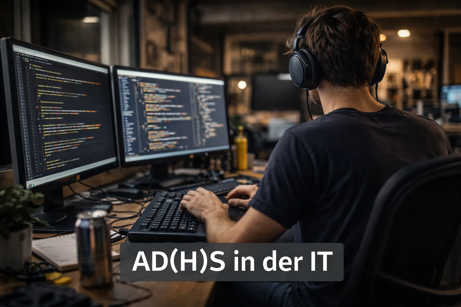 Person mit ADHS in der IT